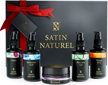 Satin Naturel skincare geschenkset voor vrouwen