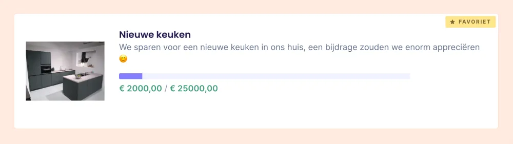 Sparen en geld inzamelen voor een nieuwe keuken